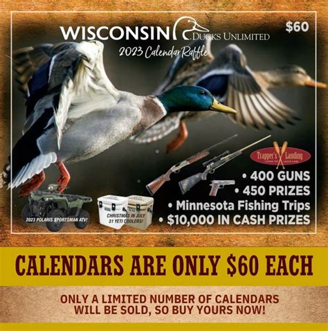Ducks Unlimited Wisconsin Calendar