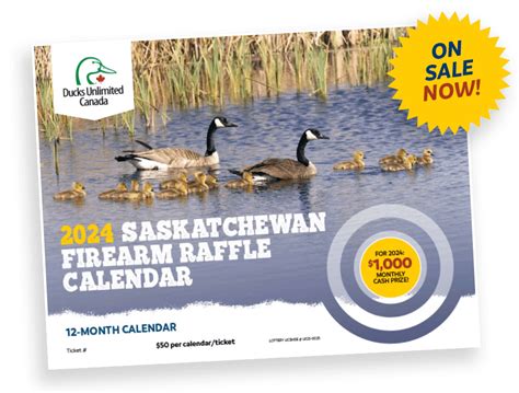 Ducks Unlimited Raffle Calendar