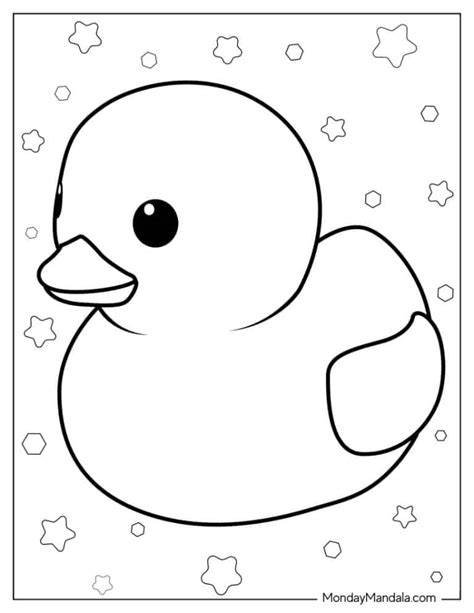 Ducky Coloring Page