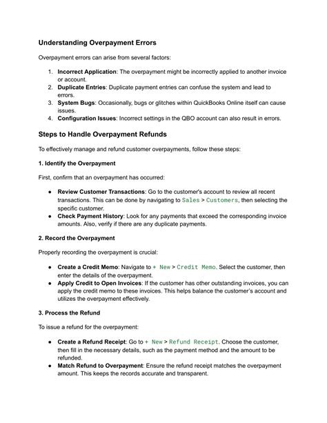 Dues Overpayment or Error