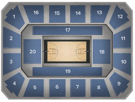 Duke Cameron Indoor Stadium Seating Chart