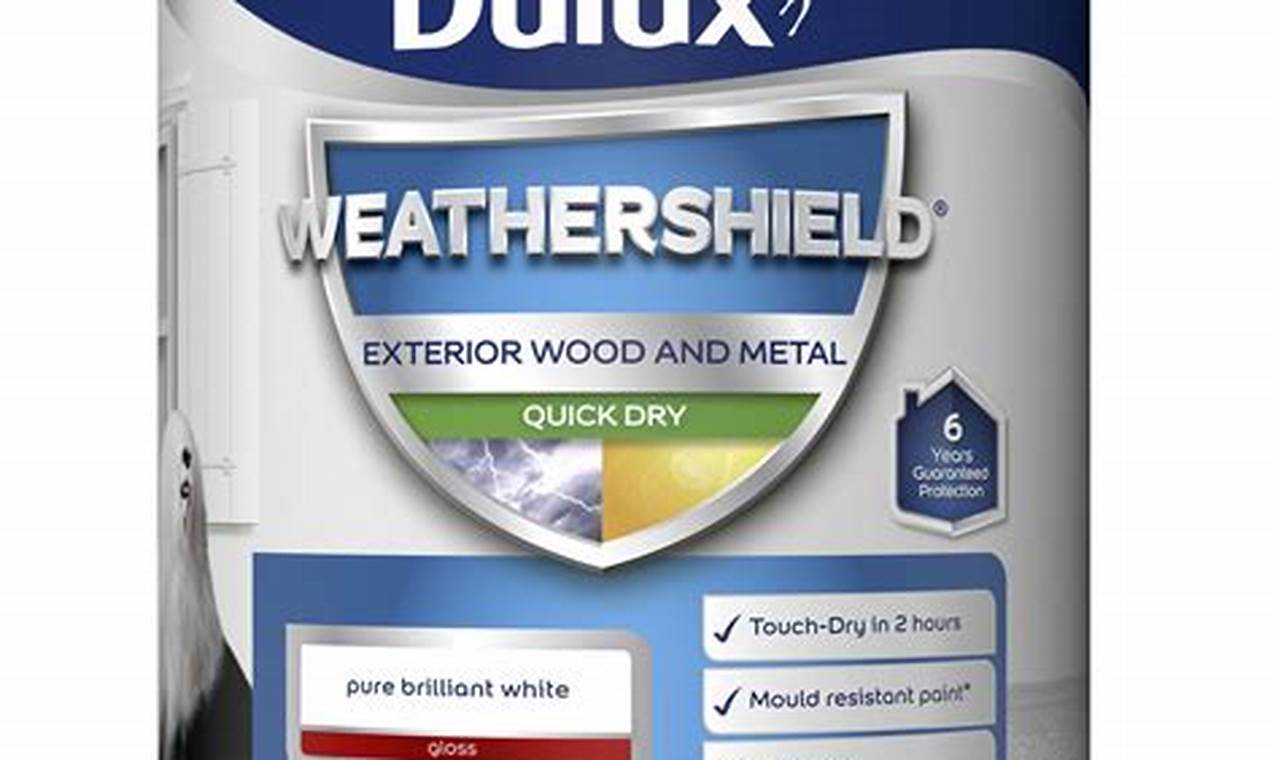 Dulux Weathershield Quick Dry Gloss
