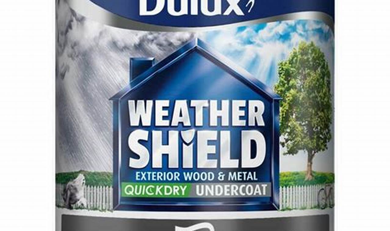 Dulux Weathershield Quick Dry Undercoat