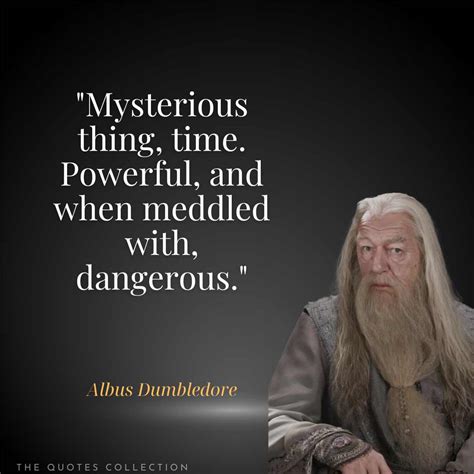 Dumbledore Time Quote