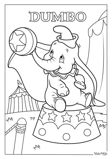 Dumbo The Elephant Coloring Pages