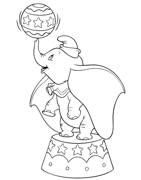 Dumbo coloring pages. Download and print Dumbo coloring pages