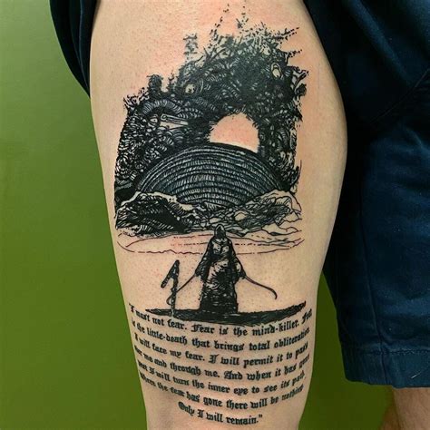 My Dune tattoo done by Alex at Sac City Tattoo in