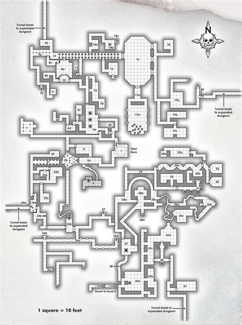 Dungeon Of The Mad Mage Level 1 Map