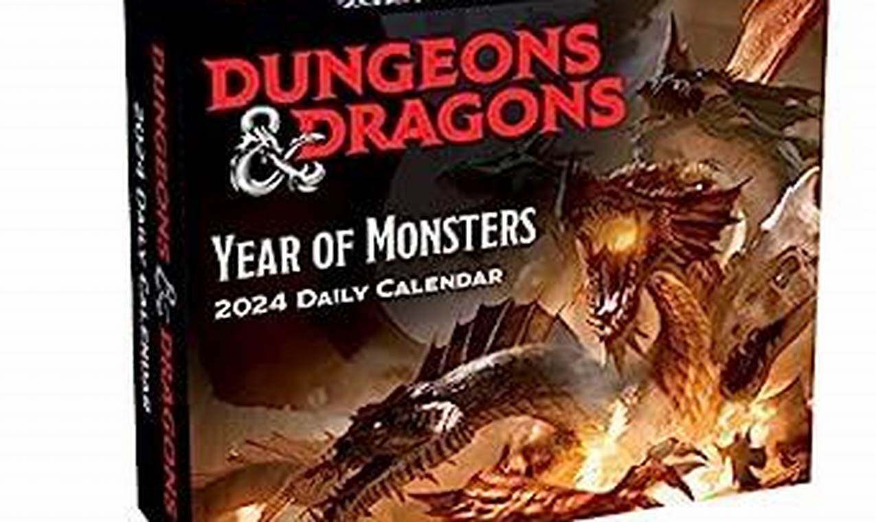 Dungeons &Amp; Dragons 2024 Day-To-Day Calendar