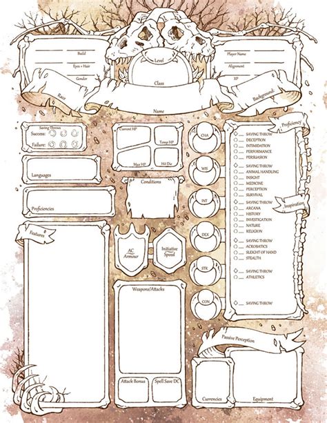 Dungeons And Dragons Templates