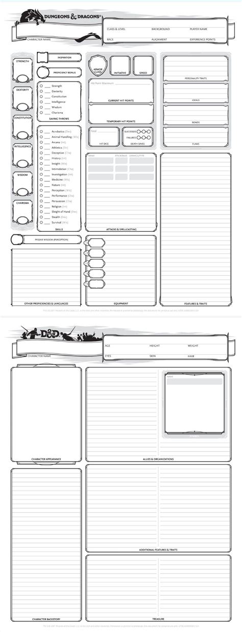 Dungeons And Dragons Printable