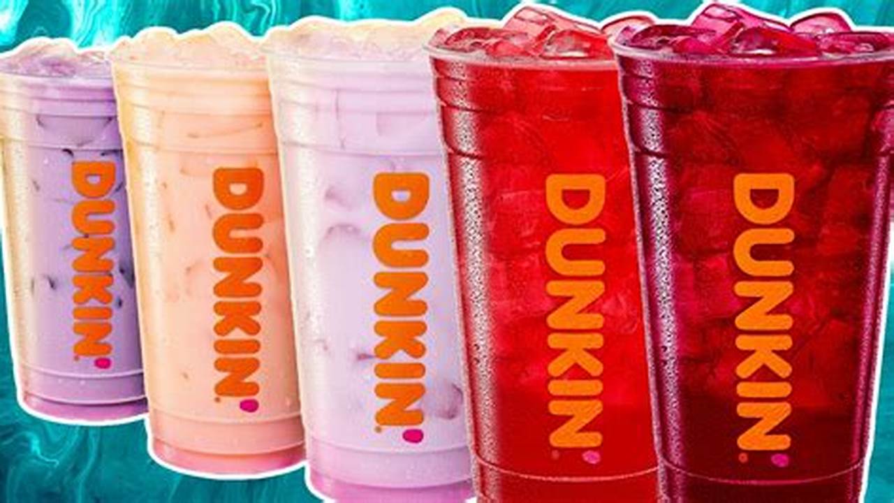 Dunkin Fall Refreshers 2024