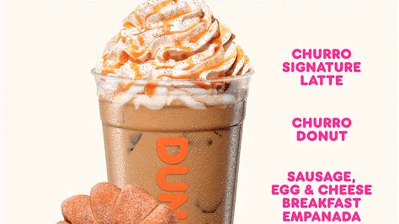 Dunkin Menu Spring 2024