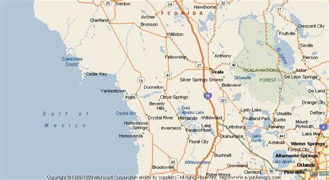 Dunnellon FL Zip Code Map