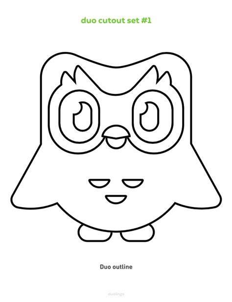 Duolingo Coloring Page