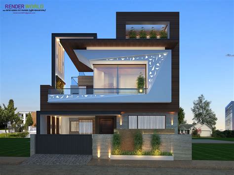 Duplex House Front Elevation Designs
