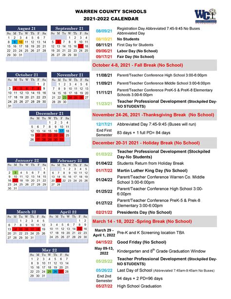 Durham Academy Calendar