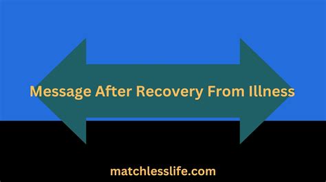 During and After Recovery