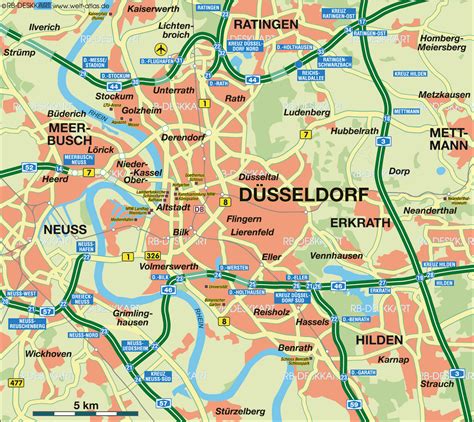 Dusseldorf Map