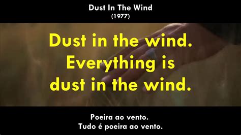 Dust In The Wind Traduction