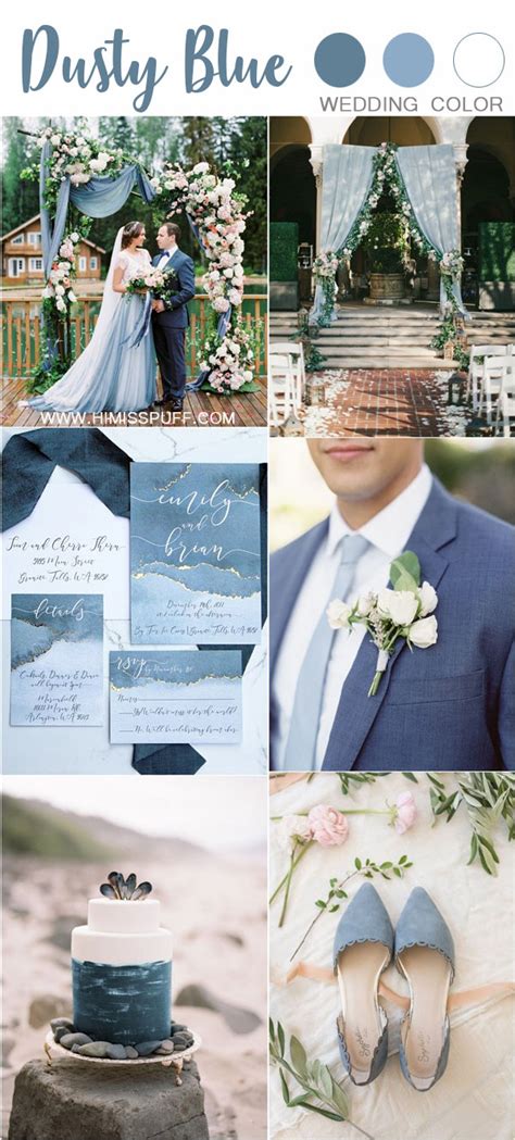 Dreamy Elegance at Its Best: Unveiling the  Perfect Dusty Blue Wedding Palette