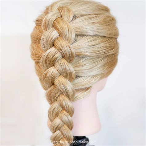 Dutch Braid: The "Inside-Out" Look