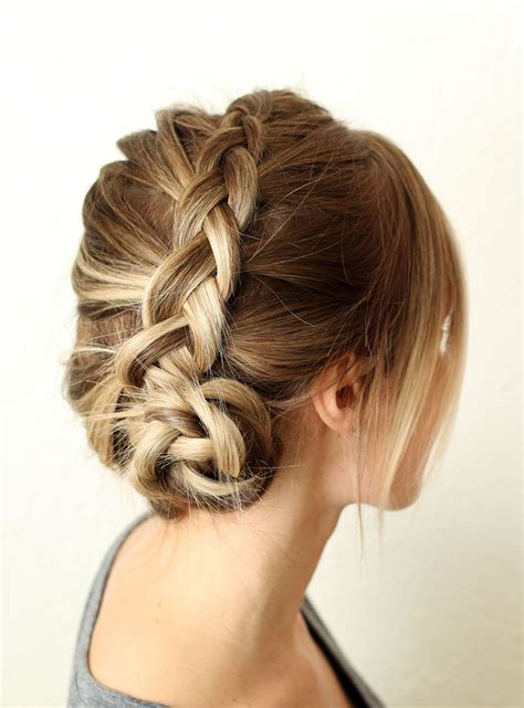 Dutch Braid Bun
