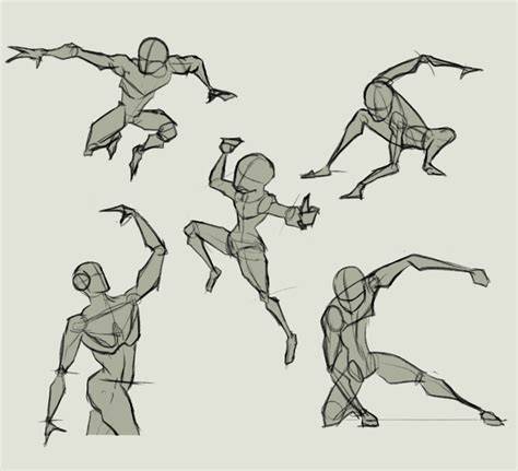Dynamic Poses for Art Reference