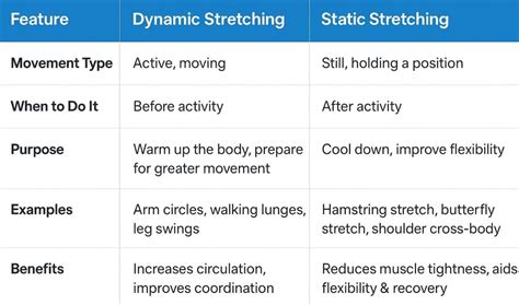 Dynamic Stretching (Movement is Key)