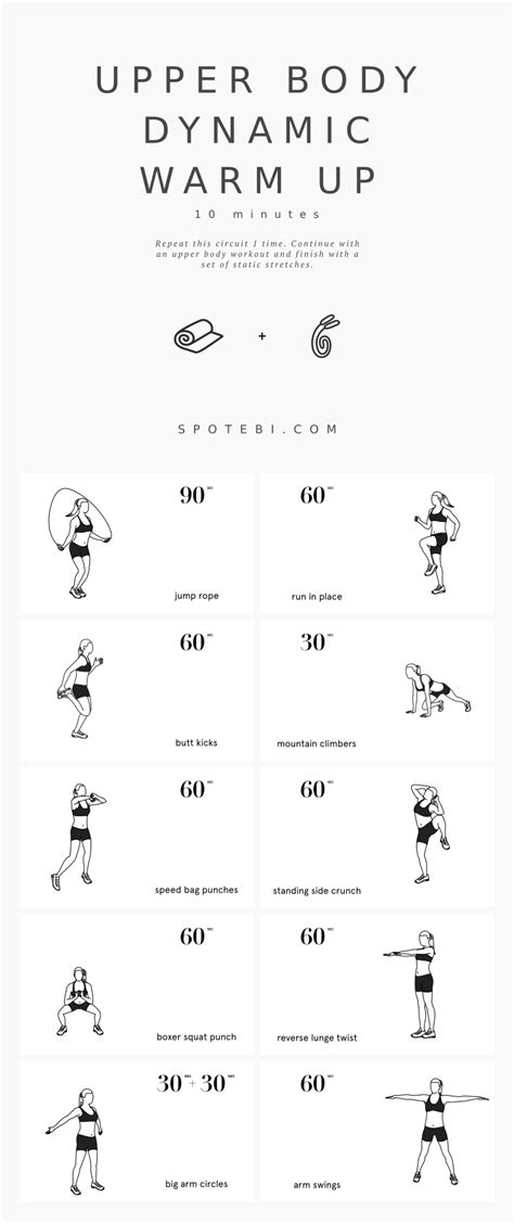 Dynamic Warm Up Exercises Upper Body
