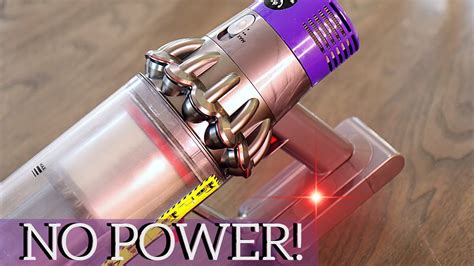 Dyson battery light flashing red