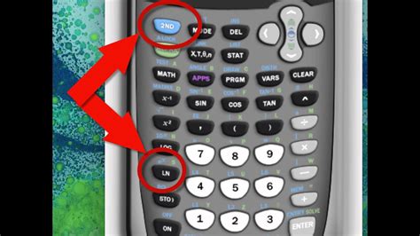 E Button on Calculator