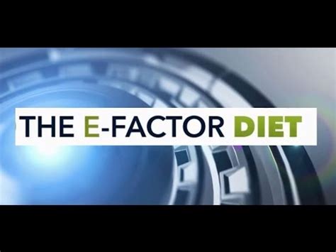 E Factor Diet Plan