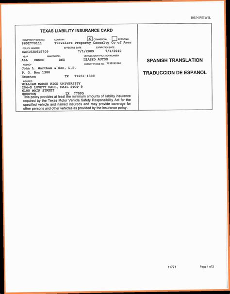 E90C43 Fake Car Insurance Card Generator Printable Fake pertaining to