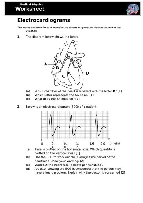 Ekg Practice Worksheets With Answers