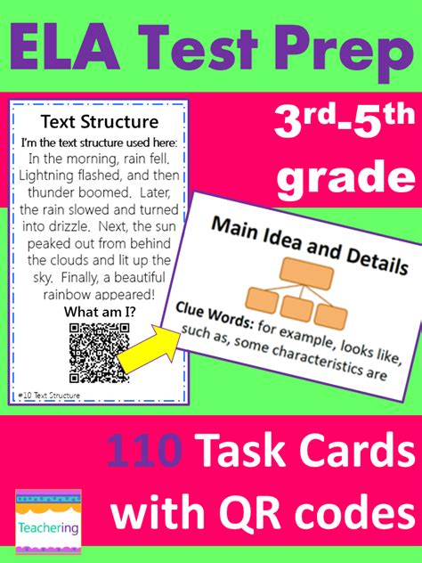 Ela Test Prep Workbook For Grade 5 With Answer Key