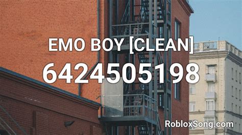 EMO BOY [CLEAN] Roblox ID