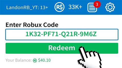 ENTER THIS CODE FOR ROBUX! (Roblox)