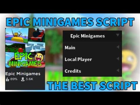 EPIC MINIGAMES Script Pastebin 2022 - YouTube