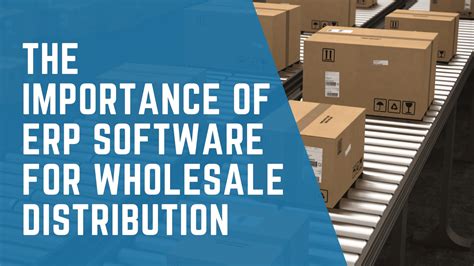 ERP Wholesale Distribution