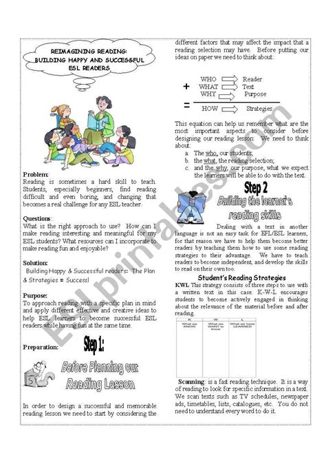 Esl Readers And Elementary And Printable