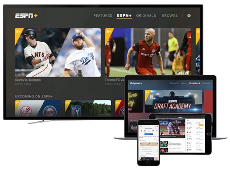 ESPN Plus App UI