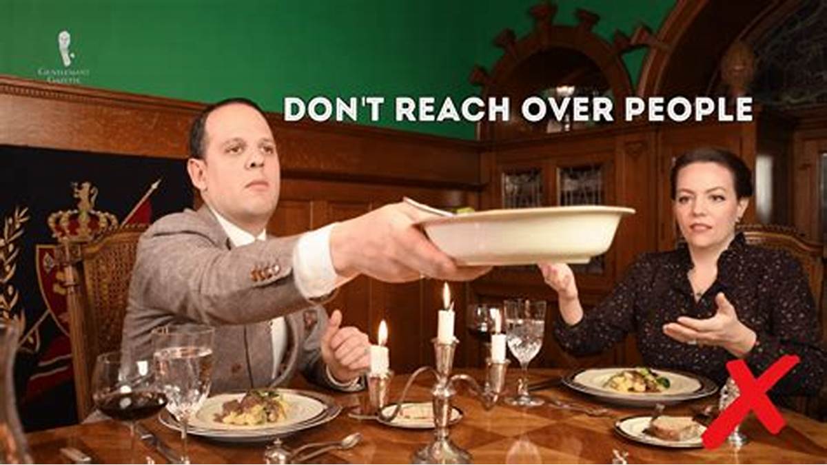 Etiquette and Manners when Having Dinner with Brits