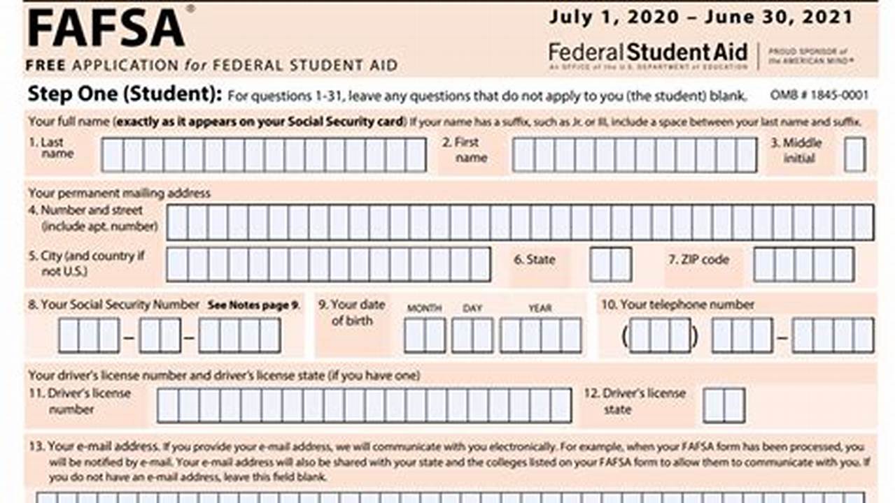 Each Year, The Fafsa Form For The Next Academic Year Becomes Available On October 1., 2024