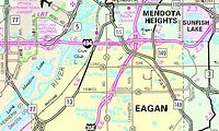 Eagan Minnesota Map