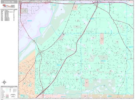 Eagan Mn Zip Code Map