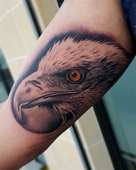 Eagle head tattoo