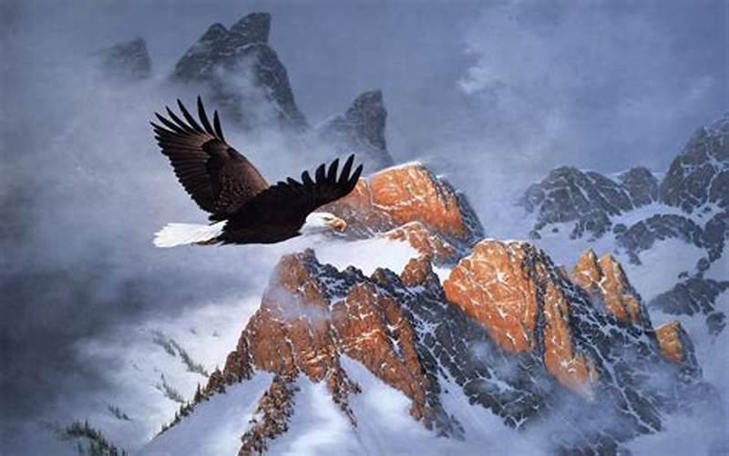 Eagle On Mountain