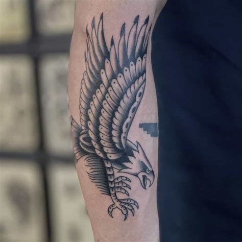 Eagle inner bicep tattoo Inner bicep tattoo, Bicep