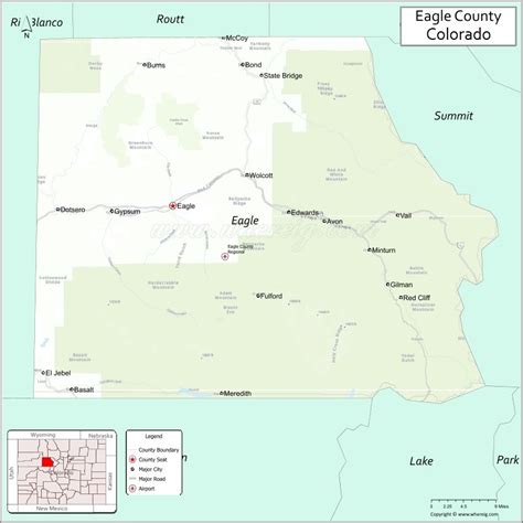 Eagle County Colorado Map